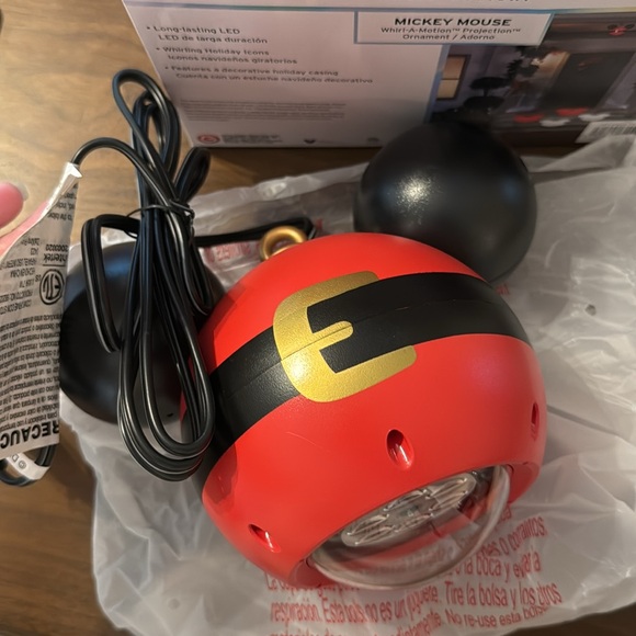 Disney Magic Holidays projection whirl-a-motion NIB Mickey Mouse - Picture 7 of 7